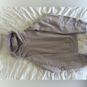 Purple cropped hoodie